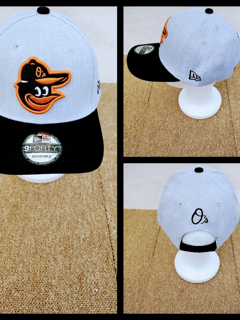 BALTIMORE ORIOLES MLB BASEBALL STRAPBACK HAT.